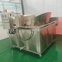 Machine à frire ronde électromagnétique pour snacks avec agitation automatique CE
