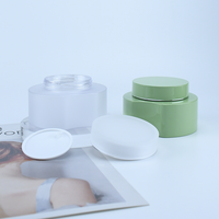 Pots cosmétiques en plastique de soins de la peau de pot de 250g PETG avec des couvercles