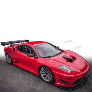 Pour Ferrari F430 2005-2009, version piste, pare-chocs avant en fibre de carbone amélioré, capot, couvercle d'aération, pièces de carrosserie, kit carrosserie - Product Image 6