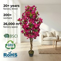 Plantes d'arbres à fleurs artificielles respectueuses de l'environnement, plantes à fleurs de bougainvillier, décoration ornementale pour la maison, les mariages, les fêtes et les jardins