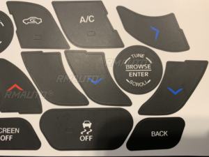 Autocollant de réparation de bouton de climatisation pour Chrysler 200 2014 2015 2016 2017, autocollant de réparation de bouton, décoration, nouveaux autocollants de voiture - Product Image 3