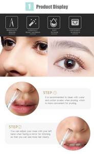 Herramienta de maquillaje profesional, tijera pequeña, acero inoxidable, punta afilada, pestañas postizas, recorte de cutículas de uñas, tijeras para cejas - Product Image 4