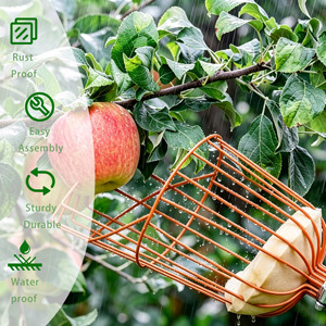 <span class=keywords><strong>Outil</strong></span> de Jardin Télescopique en Aluminium pour la Récolte des Fruits avec Coussinet Éponge – <span class=keywords><strong>Outil</strong></span> de Ramassage de Fruits Durable pour Bricolage (Vente en Gros) - Product Image 5