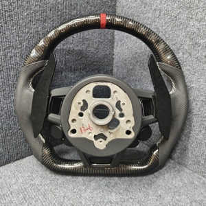 Volant en fibre de carbone personnalisé pour Audi A3 A4 A5 A6 S3 S4 S5 <span class=keywords><strong>S6</strong></span> S7 RS3 RS4 RS5 Q3 Q5 Q7 <span class=keywords><strong>RS6</strong></span> R8 TT A7 TTRS Accessoires de voiture - Product Image 4