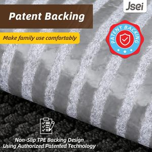 <span class=keywords><strong>Tapis</strong></span> d'escalier intérieur <span class=keywords><strong>doux</strong></span> 9 "X 28" antidérapant <span class=keywords><strong>tapis</strong></span> d'escalier lavable en machine avec support adhésif TPE - Product Image 4