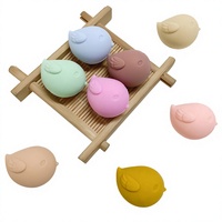 Perle d'accessoire pour chaîne de sucette bébé en silicone alimentaire 3D motif oiseau de dessin animé, fabriquée en Chine, modèle Cy399