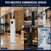 Diffuseur de parfum GAM-1500F, nébuliseur d'huiles essentielles intelligent, machine aromatique pour salle de massage, écran tactile et contrôle par application