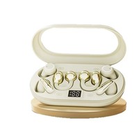 Écouteurs sans fil 3-en-1 P47 à clipser / mini pour le sommeil / intra-auriculaires avec affichage numérique pour le sport, le sommeil, le travail, LOGO personnalisable