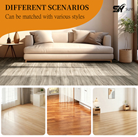 100% Wasserdichter Rutschfester SPC-Bodenbelag Stein-Kunststoff-Verbund Luxus-Vinylplanken mit Klicksystem für Innenräume, Schlafzimmer und Büros