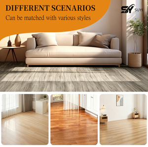 Suelo SPC 100% Impermeable y Antideslizante, de Vinilo de Lujo, Tipo Placa, con Sistema de Clic, para Interiores, Residenciales, Dormitorios y Oficinas - Product Image 4