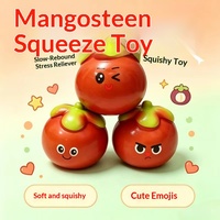 Jouet Squishy en PU à Montée Lente, Simulation Réaliste de Tranche de Pastèque de Haute Qualité, Jouet à Presser Doux pour Adultes, Décoration de Bureau