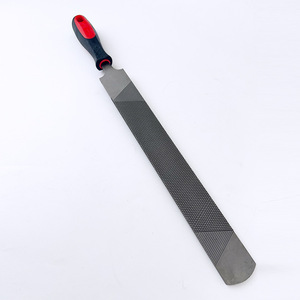 Lima de herradura de 14 pulgadas (350 mm) de doble cara con dientes gruesos y sección transversal plana de acero para el recorte de pezuñas, suministros ecuestres - Product Image 4