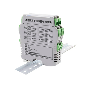 Module de sortie analogique isolé à 4 canaux 0-20mA 4-20mA RS485 MODBUS RTU Isolation 2500V Module de contrôle industriel - Product Image 1