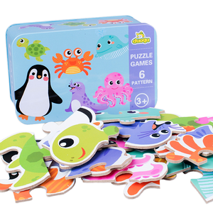 Puzzles 3D pour enfants ensemble infantile enfant en bas âge éducatif Animal Jigsaw maternelle éducation précoce compagnon jouet Puzzle cognitif - Product Image 3