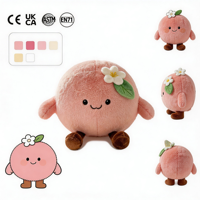 Mainan Boneka Plush Seri Buah & Sayuran Ultra-Lembut untuk Mengurangi Stres Dewasa dan Teman Belajar Anak