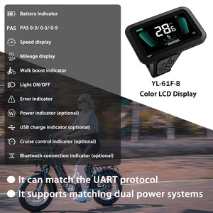 Pantalla LCD Inteligente Impermeable para Bicicleta Eléctrica YOLIN YL-61F-B, para Controladores de Bicicleta Eléctrica, Repuestos para Ciclismo Eléctrico - Product Image 6