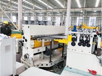 Bobine en aluminium inoxydable/carbone/acier galvanisé coupée à la longueur de la ligne Machine pour niveler les tôles et dérouler le cisaillement