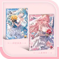 Produit phare : Jouets Doujin en carton format A5 Yae Miko Ganyu, Thème Histoire de la déesse du jardin des rêves printaniers, Papier de Noël en gros