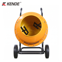 Mixer Beton Elektrik Kende Mini Tilting Drum dengan Motor & Pompa Kapasitas 130L Biaya Perawatan Rendah untuk Konstruksi