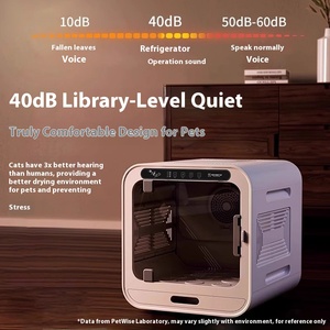 Ingrosso scatola di asciugatura intelligente diretta per animali domestici macchina automatica per asciugatura a velocità silenziosa scatola per cani di grandi dimensioni - Product Image 5