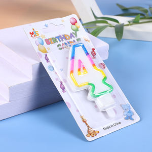 Velas de Cumpleaños Coloridas con Números del 0 al 9, Velas Digitales de Cera de Parafina con Soporte para Niños y Adultos para Fiestas de Año Nuevo - Product Image 6