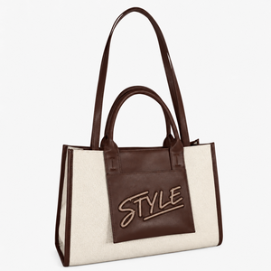 Bolso de Hombro Grande de Moda con Estampado Verde, Bolso de Viaje, Maletín de Negocios para Portátil, Maletín de Oficina para Mujer, de Poliéster con Cierre de Cremallera - Product Image 1