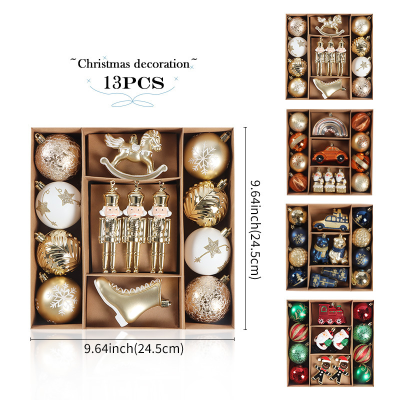 Xmas Decoration Gift Box Plastic Christmas