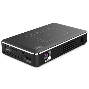 Bolso 150ANSI 300 polegada Tela 4GB RAM <span class=keywords><strong>DDR4</strong></span> T972 Dupla WiFi 3D 4K DLP Mini Android Projetor Inteligente com 9000mA Bateria - Product Image 2