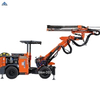 Siton DD2 Wheel Mining Drill Rig pour une mobilité flexible dans les mines d'or et de métaux souterraines