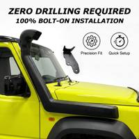Snorkel No Drill Bolt-On Air Ram Intake Kit 2019-2026 Off-Road Wading Dust Protection for Jimny