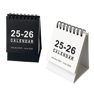 Latest Models Mini Desk Calendar Paper Table Living Room Decoration Custom Table Calendar 2026 Chinese Calendar Promotional