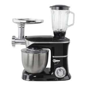 Customized 3-in-1 Household Bakery Cake Machines Electric Metal Body Flour Stirring Stand Food Mixer