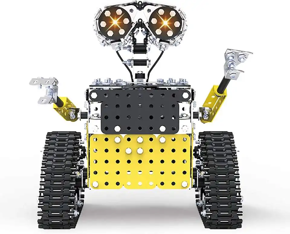 3डी मेटल पज़ल रोबोट बिल्डिंग ब्लॉक सेट स्मार्ट रोबोट खिलौना 1145PCS