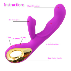 All'ingrosso a buon mercato coniglio massaggiatore bacchetta vibratore <span class=keywords><strong>Dildo</strong></span> clitoride Vagina masturbazione per adulti giocattolo del sesso per le donne bacchetta massaggiatore - Product Image 4
