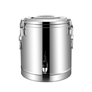 Stainless Steel Insulated Bucket 10L With Tap For <b>Party</b> Beverage Storage - Product Image 2