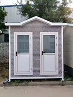 Toilette mobile de luxe pour camping avec construction en acier, toilettes portables pour utilisation en salle de bain dans les appartements, bureaux, immeubles