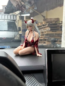 SE7ART Belle fille modèle d'anime Sculpture 3D <span class=keywords><strong>Figurine</strong></span> Résine écologique Kimono Yamato <span class=keywords><strong>Kaido</strong></span> One Piece Pose assise Ornement - Product Image 5