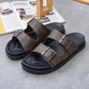 Nuevas Sandalias Deslizantes para Hombre a Bajo Precio, Diseño con Hebilla, Marca de Moda, Calzado Africano de Verano, Pantuflas para Exteriores 2026 oem - Product Image 4