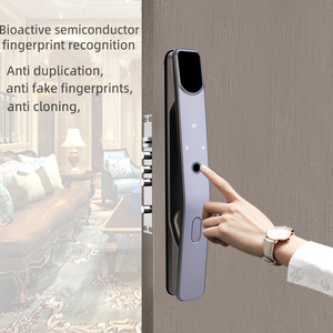 Hoàn toàn tự động khóa thông minh tuya <span class=keywords><strong>Wifi</strong></span> ứng dụng di động vân tay mật khẩu swiping khóa cửa thông minh - Product Image 4