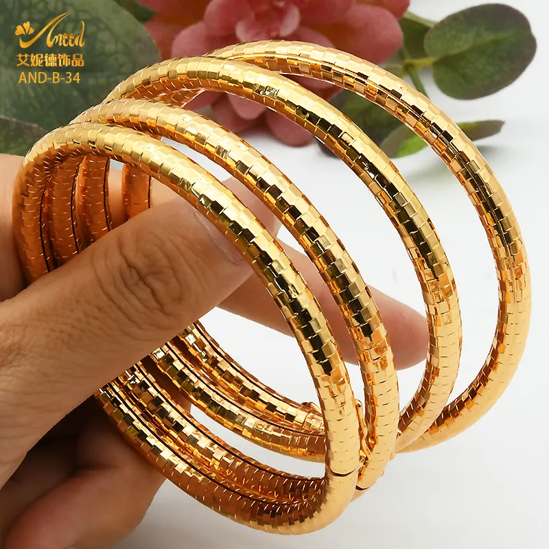 Nepal 24 Karat 24K Solid Gold Adjustable Alloy Charms Bangles Bangle luxury Jewelry Bracelet Bangle