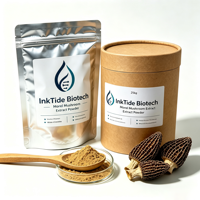 Poudre d'extrait de Morille pure en gros, soluble dans l'eau, pour aliments fonctionnels