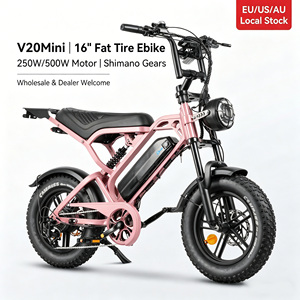 Stock in Italy 16 Inch Fat Tire Electric Dirt Bike for Teenagers 36V Mini E-bike Italian Market EU AU US Warehouse Ebike - Product Image 1