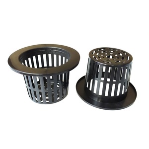 80 #70 Thương Mại Dọc Hệ Thống Thủy Canh Trồng Rau Nhà Kính Thủy Canh Net Nồi Nồi Nhựa Màu Đen - Product Image 3