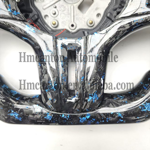 Volante Deportivo de Fibra de Carbono Forjado con Diseño Innovador y Cuero Perforado con LED para BMW G20 G30 G01 Serie 3 Serie 5 - Product Image 5