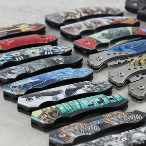 Hongrui 26 فولاذ مقاوم للصدأ EDC طباعة ثلاثية الأبعاد سكين نصل صغير قابل للطي تكتيكي قابل للتخصيص - Product Image 6