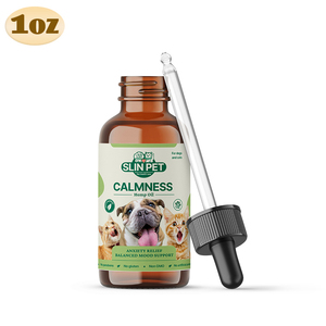 Suppléments nutritionnels OEMODM <span class=keywords><strong>pour</strong></span> animaux de compagnie avec de l'huile de chanvre <span class=keywords><strong>pour</strong></span> améliorer le comportement calme, soulagement de l'anxiété en gouttes liquides - Product Image 1