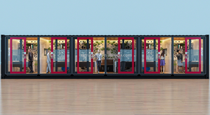 20ft 40ft Contenedor Oficina Exterior Mini Pod Casa Prefabricada Oficina Modular Exterior Cobertizo <span class=keywords><strong>de</strong></span> Trabajo <span class=keywords><strong>Arrendamiento</strong></span> Espacio <span class=keywords><strong>de</strong></span> Oficina Compartido - Product Image 3