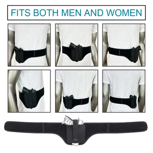 Tactische Riem Holster Elastische Brede Riem Outdoor Jacht Holster Draagbare Tailleband Verborgen Pistool Holster Funda Oculta Del Cinturon - Product Image 2