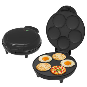 เตาไฟฟ้าแบบแผ่นร้อน 5 ช่อง พร้อมระบบทำความร้อนสองด้าน เคลือบสารกันติด PTFE สำหรับทำแพนเค้ก ไข่ พิซซ่า ใช้ในครัวเรือน - Product Image 1