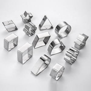 30 cái hình dạng khác nhau thép không gỉ <span class=keywords><strong>Cookie</strong></span> cutter Set Baking Biscuit Báo Chí khuôn mẫu - Product Image 3